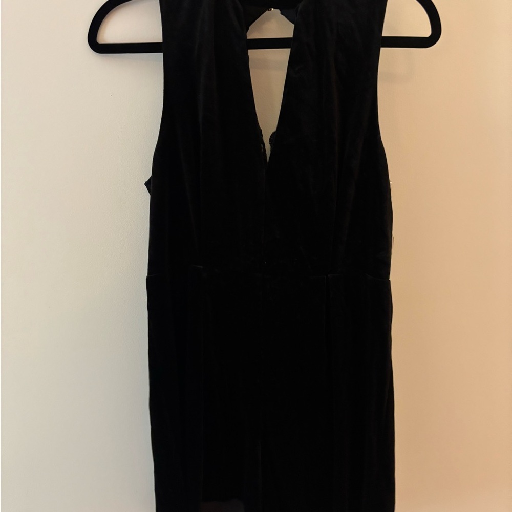 Stella Luce Black Velvet Romper